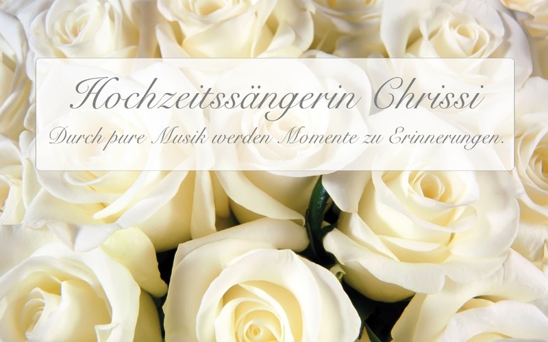 Hintergrundbild: Hochzeitssängerin Chrissi