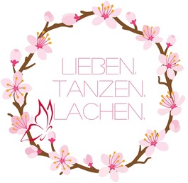 Logo: LIEBEN.TANZEN.LACHEN.